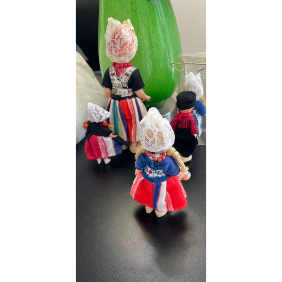 Vintage 1960's Lot of 5 Dolls Made In Holland Various Sizes - Picture 7 of 9